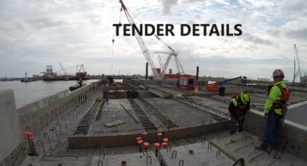 Providing Precast units between Berth and Back up area in Dock area of VPA